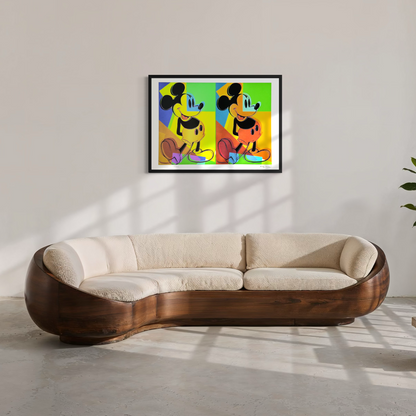 Andy Warhol Double Mickey meerkleurig Lithografie Arches 300gsm 42x59 cm