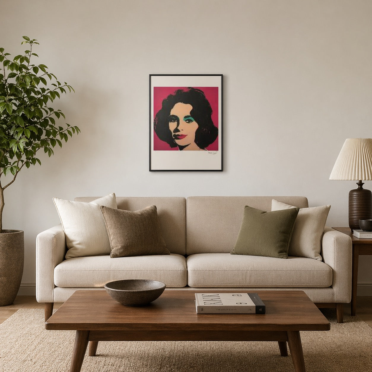 Andy Warhol Liz Taylor Lithografie Arches 300gsm 42x59 cm