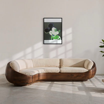 Andy Warhol Mickey Mouse (Zwart-groen) Lithografie Arches 300gsm 42x59 cm