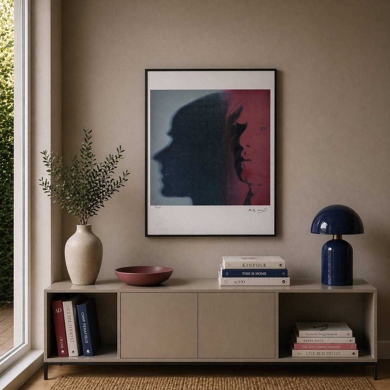 Andy Warhol The Shadow Lithografie Arches 300gsm 42x59 cm
