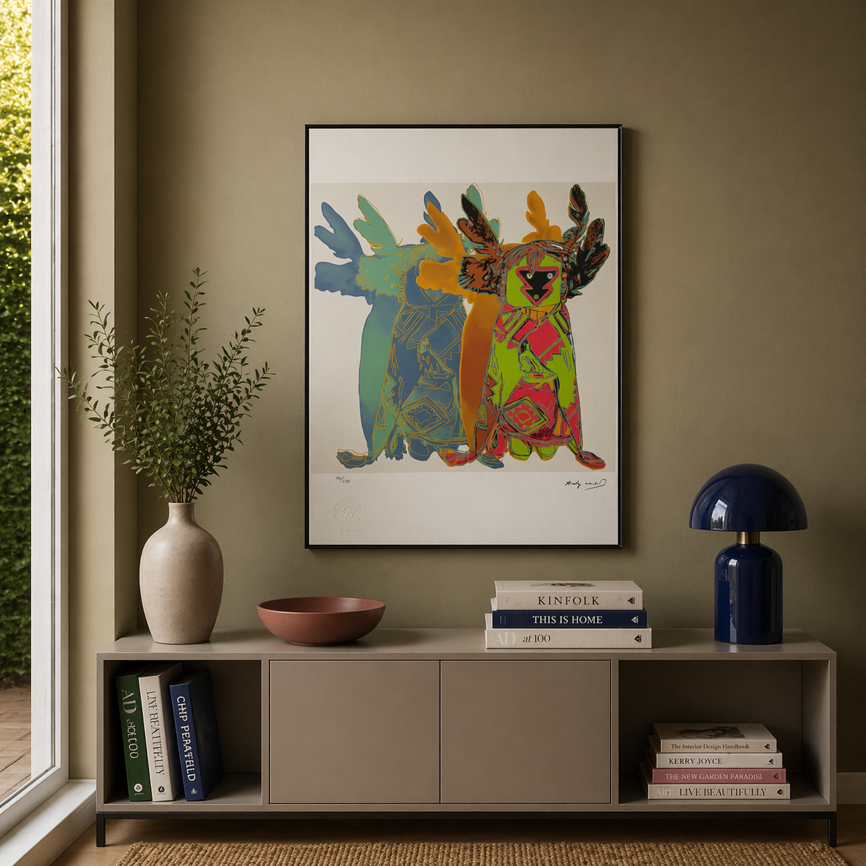 Andy Warhol Kachina Dolls Lithografie Arches 300gsm 42x59 cm