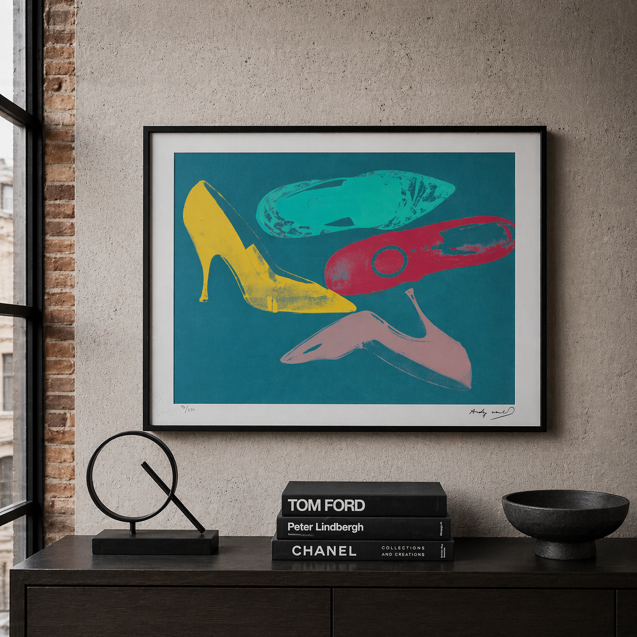 Andy Warhol ShoesLithografie Arches 300gsm 42x59 cm