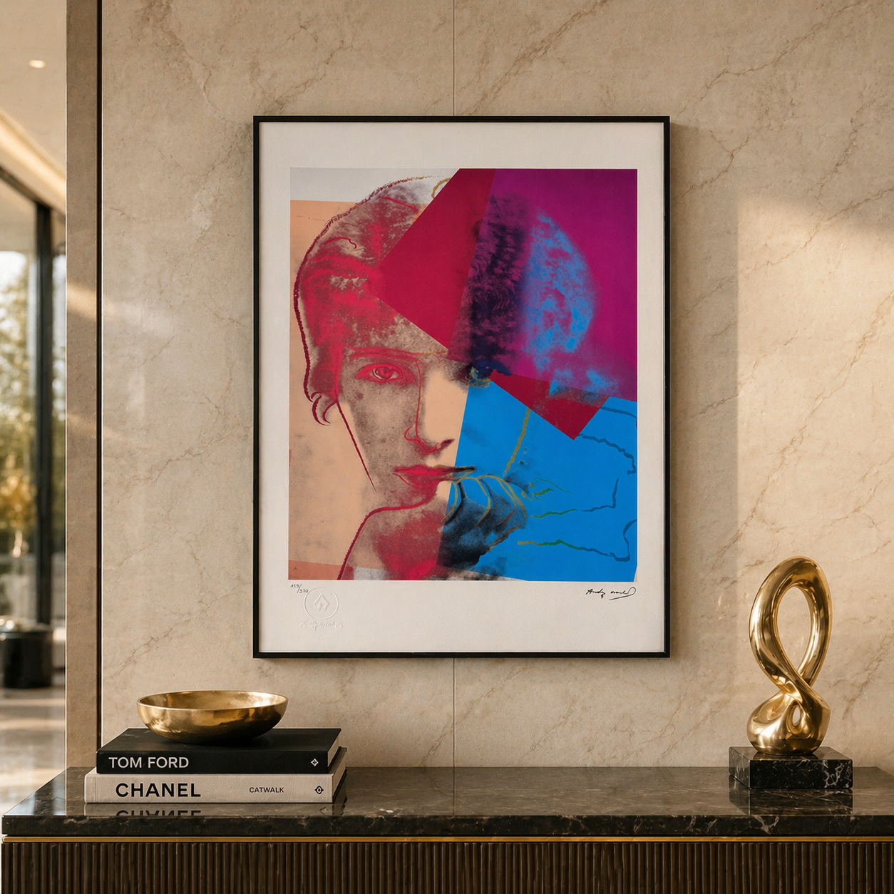 Andy Warhol Sarah Bernhardt Lithografie Arches 300gsm 42x59 cm