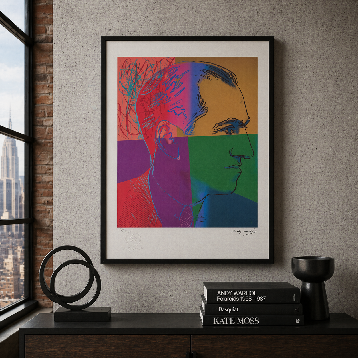 Andy Warhol Gershwin Lithografie Arches 300gsm 42x59 cm
