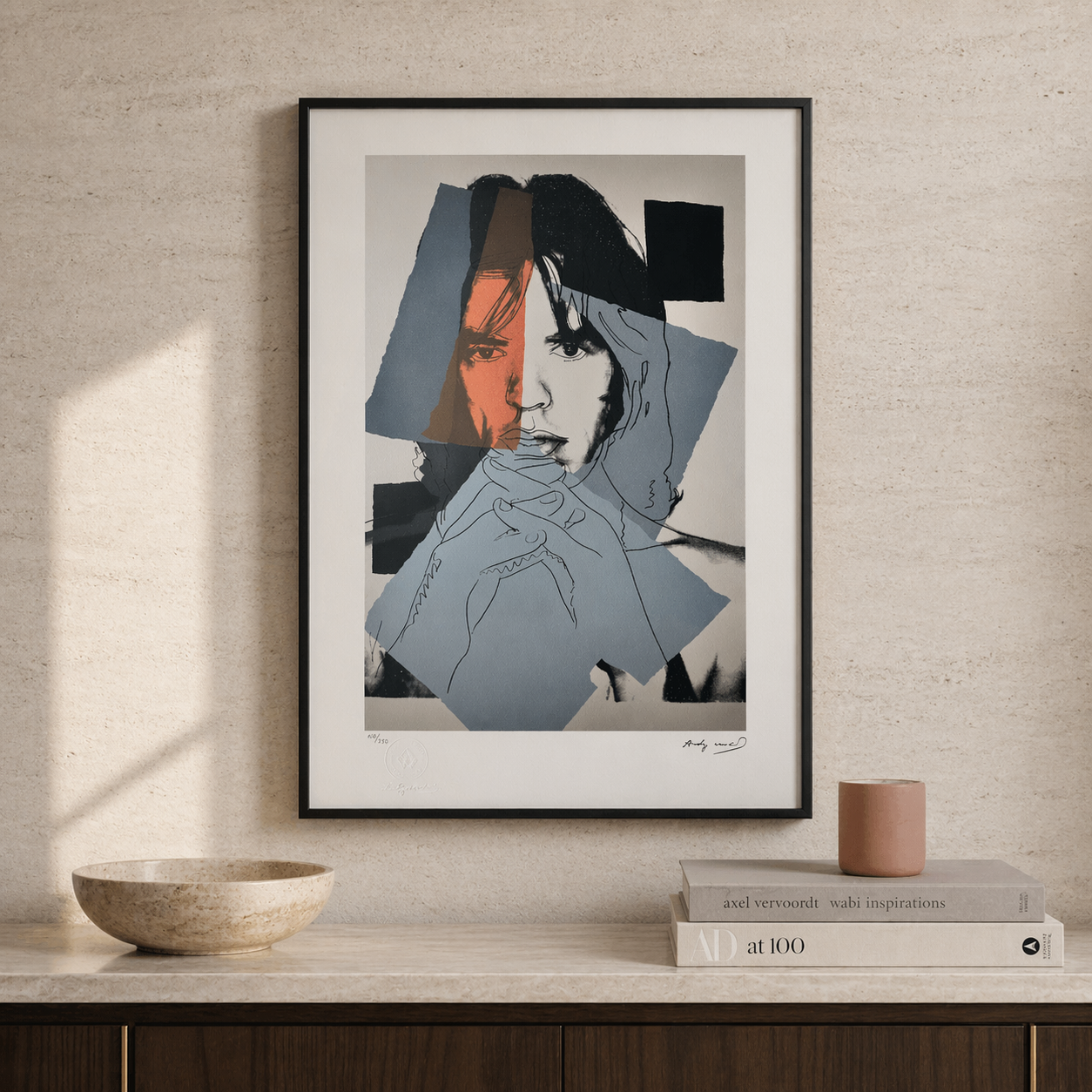 Andy Warhol Mick Jagger (FS II.147, 1975) Lithografie Arches 300gsm 42x59 cm