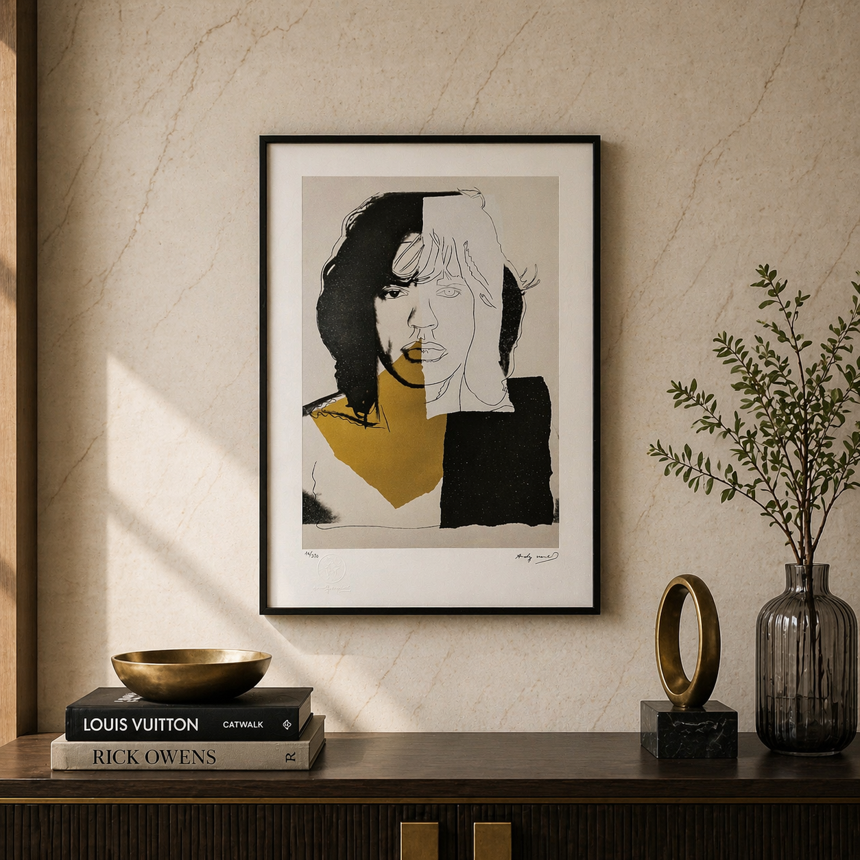 Andy Warhol Mick Jagger (FS II.146, 1975) Lithografie Arches 300gsm 42x59 cm
