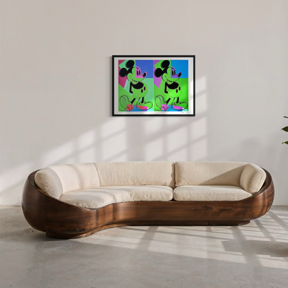 Andy Warhol Double Mickey meerkleurig Lithografie Arches 300gsm 42x59 cm