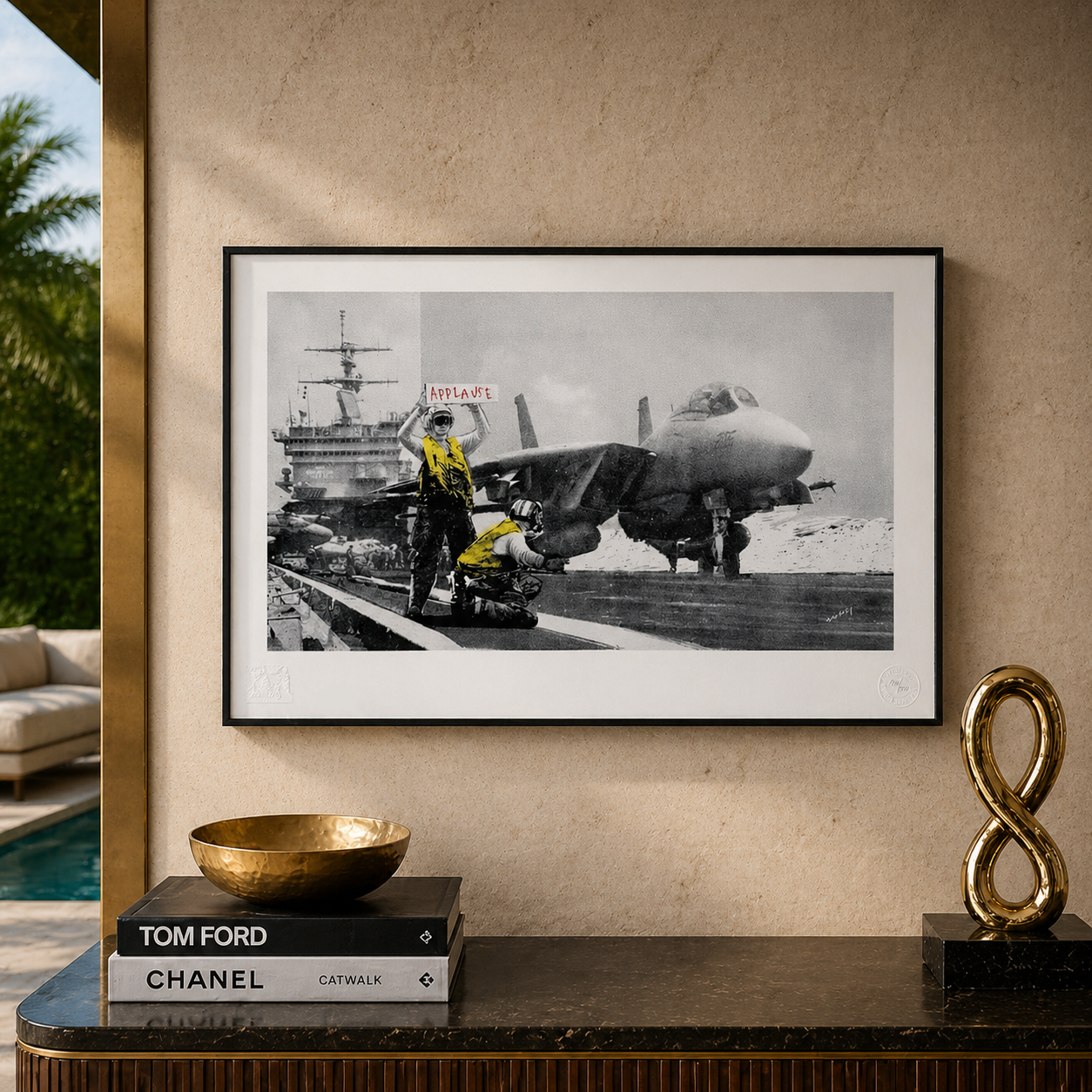 Banksy Applause Lithografie Arches 300gsm 42x59 cm