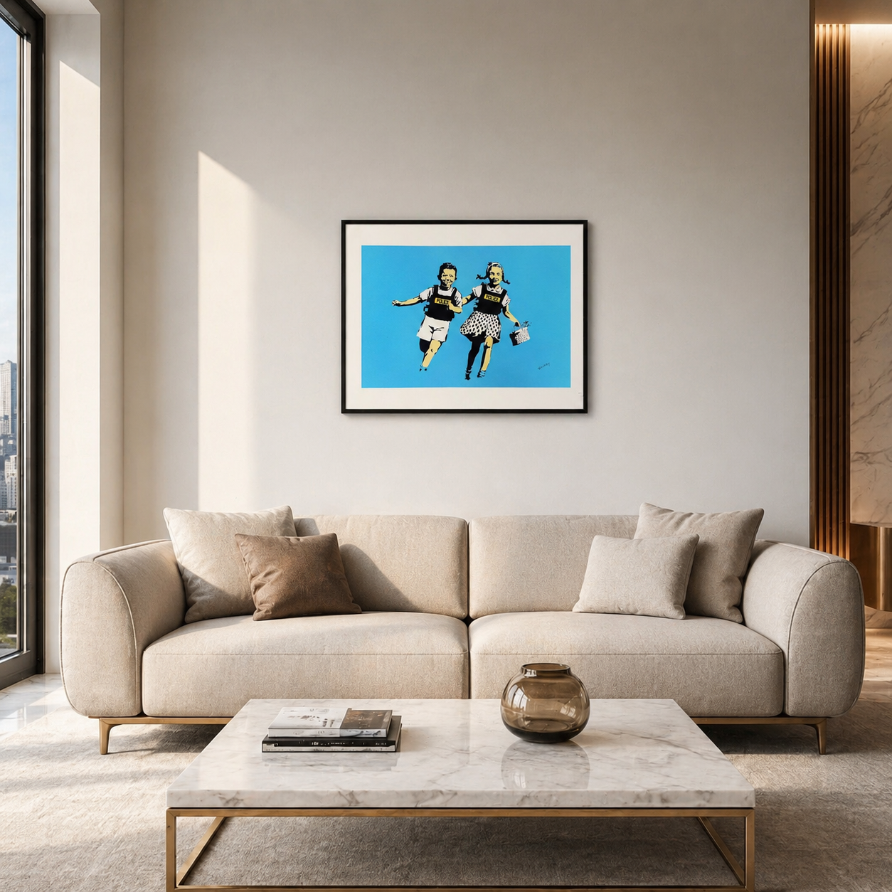Banksy Police Kids Lithografie Arches 300gsm 42x59 cm