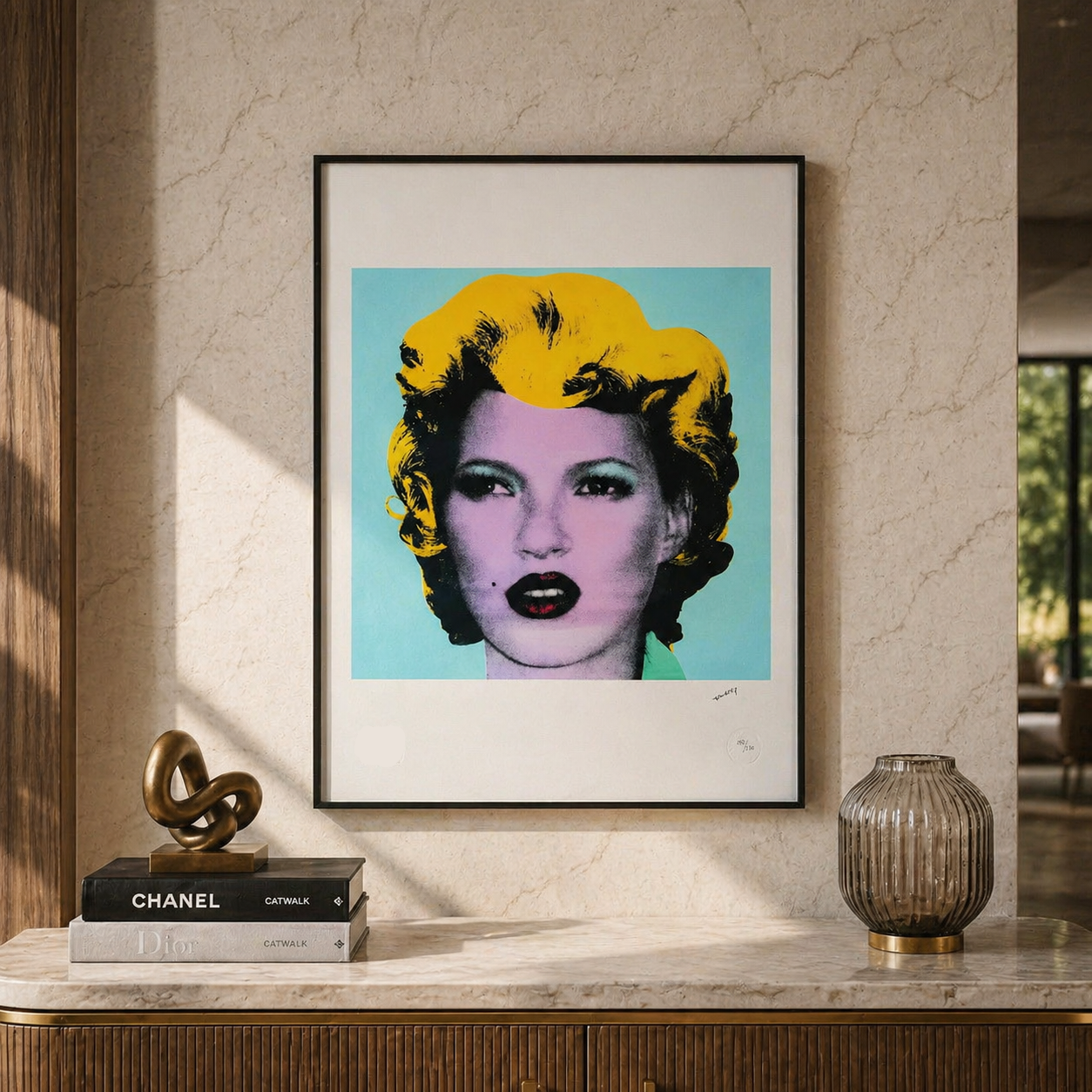 Banksy Kate Moss Lithografie Arches 300gsm 42x59 cm