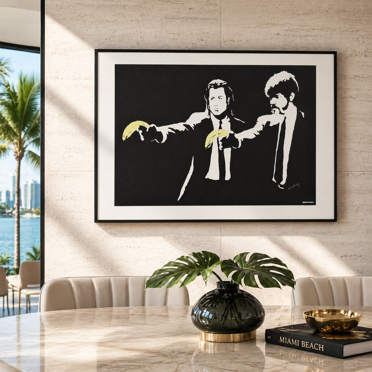 Banksy Pulp Fiction Lithografie Arches 300gsm 42x59 cm