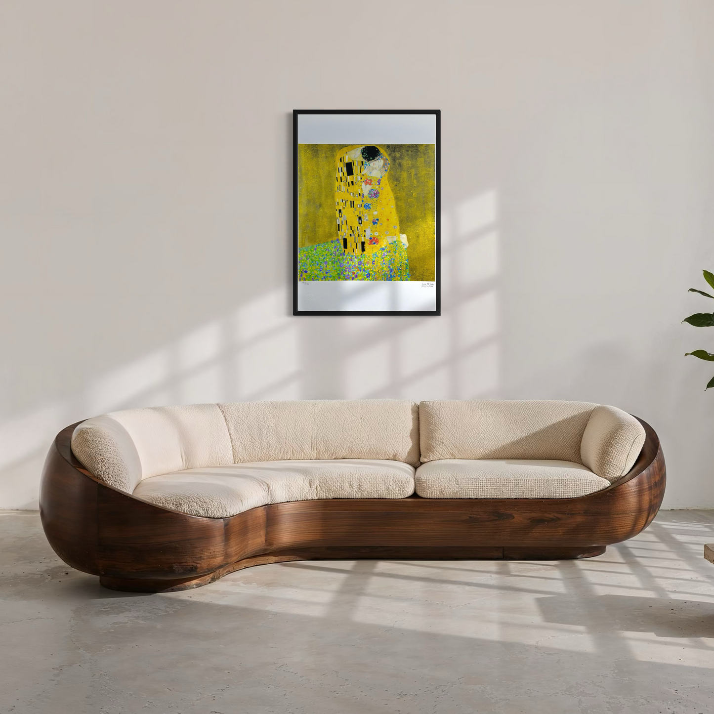 Gustav Klimt Man en vrouw De kus Lithografie Arches 300gsm 42x59 cm