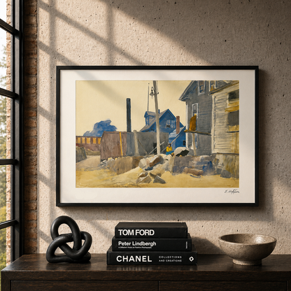 Edward Hopper House on the Shore Lithografie Arches 300gsm 42x59 cm