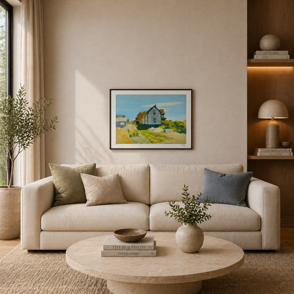 Edward Hopper Group of Houses Lithografie Arches 300gsm 42x59 cm