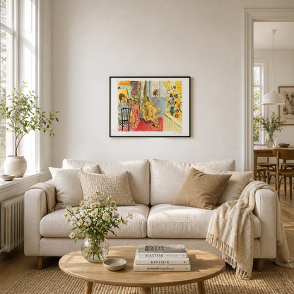 Henri Matisse De kunstenaar en het naaktmodel Lithografie op Arches 300gsm 42x59 cm