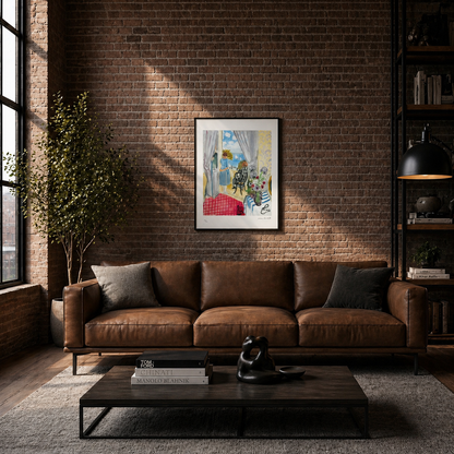Henri Matisse De zeilregatta’s van Nice Lithografie op Arches 300gsm 42x59 cm
