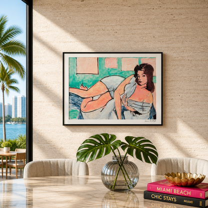 Henri Matisse Naakt in badjas Lithografie op Arches 300gsm 42x59 cm