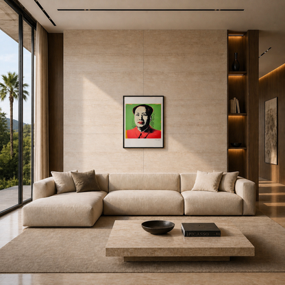 Andy Warhol Mao (Green & Red Classic) Lithografie Arches 300gsm 42x59 cm