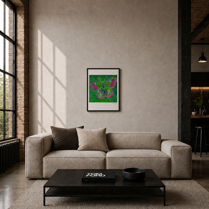 Andy Warhol Vlinder (Dieren) Lithografie Arches 300gsm 42x59 cm