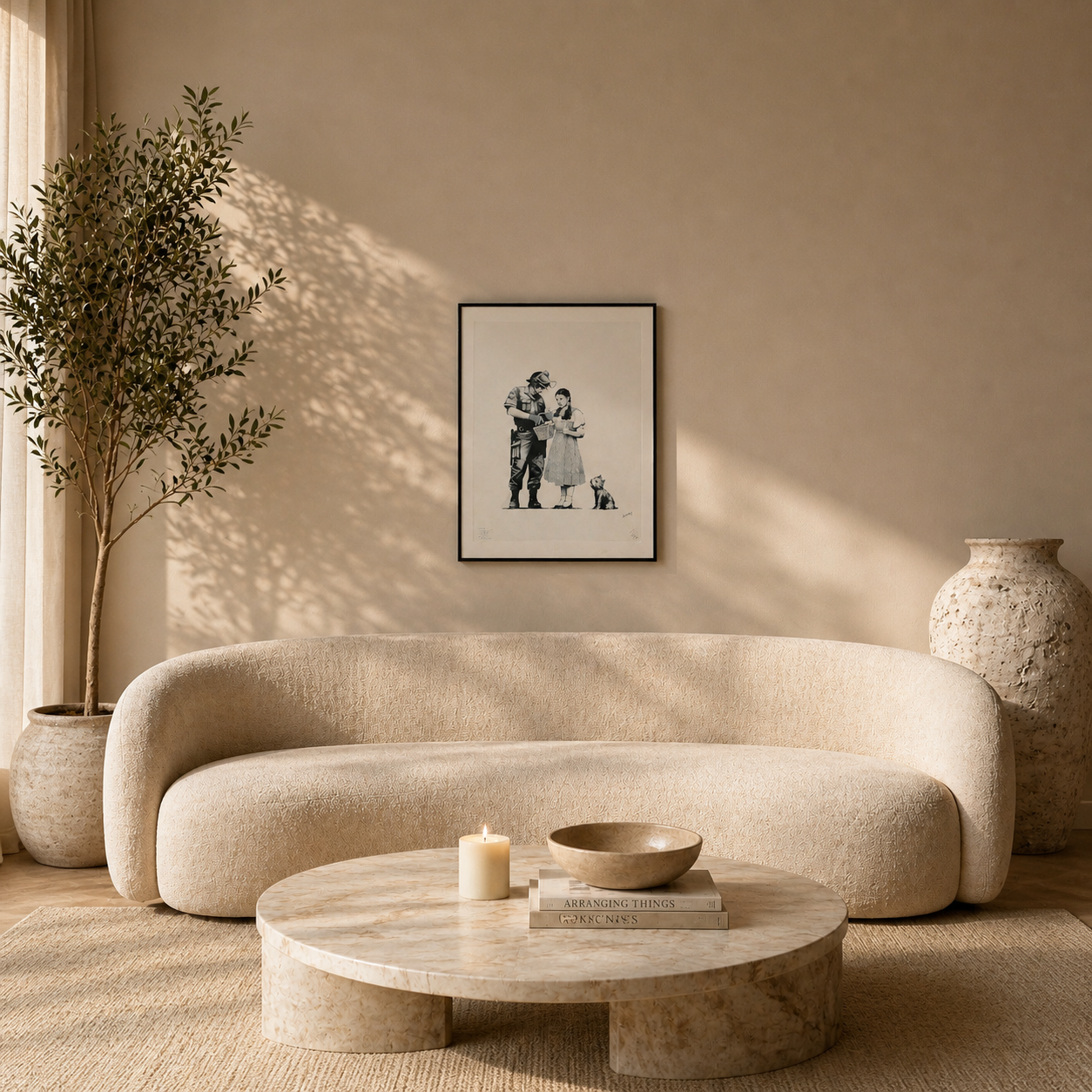 Banksy Stop and Search Lithografie Arches 300gsm 42x59 cm