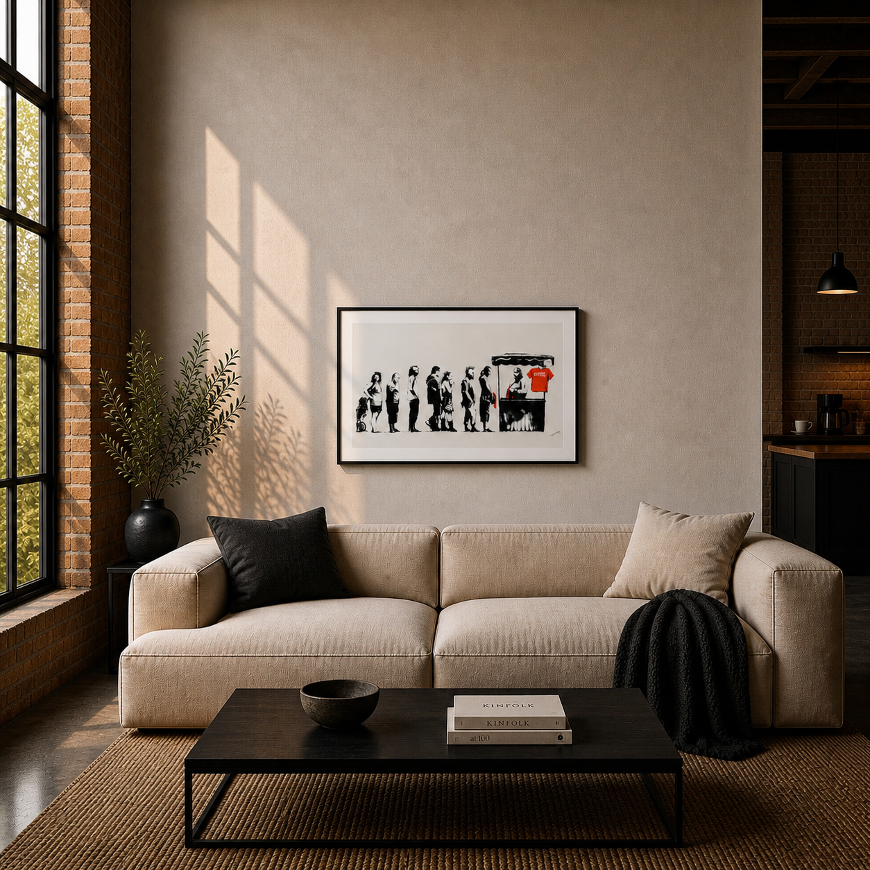 Banksy Festival Lithografie Arches 300gsm 42x59 cm