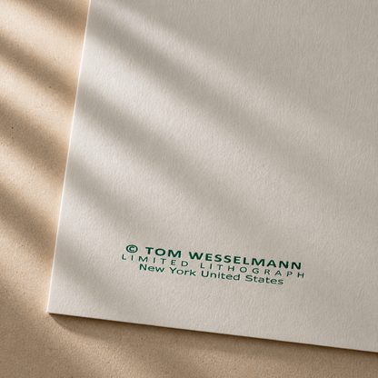 Tom Wesselmann Monica Lithografie Arches 300gsm 42x59 cm