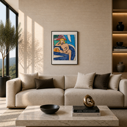 Tom Wesselmann Study for Sunset Nude Lithografie Arches 300gsm 42x59 cm