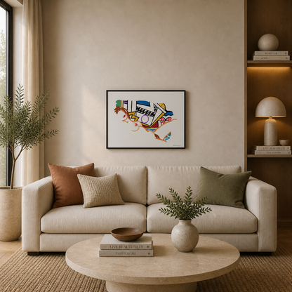 Tom Wesselmann Monica Nude with Lichtenstein Lithografie Arches 300gsm 42x59 cm