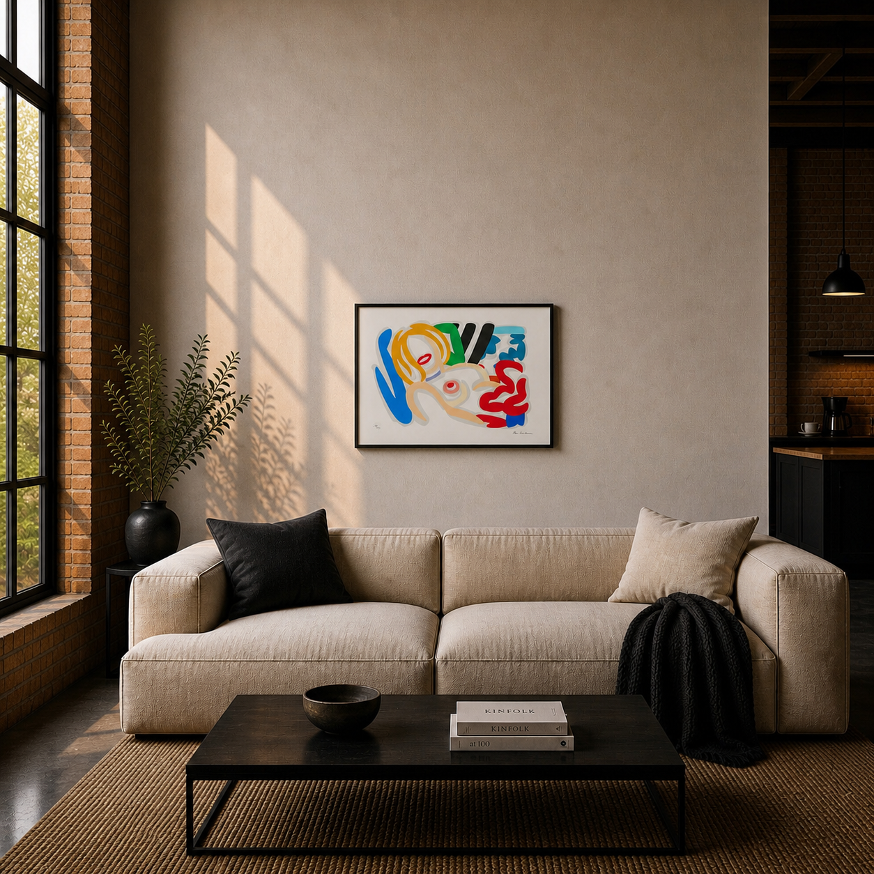 Tom Wesselmann Big Blonde with Choker Lithografie Arches 300gsm 42x59 cm