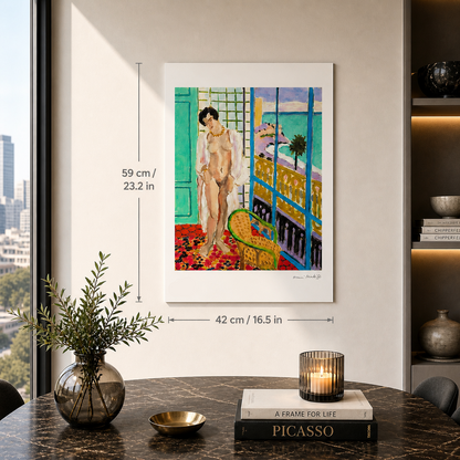 Henri Matisse Naakt aan het raam Lithografie op Arches 300gsm papier 42x59 cm