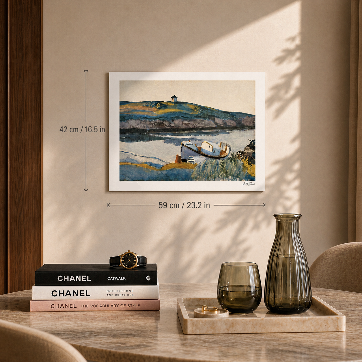 Edward Hopper Coast Guard Cove Lithografie Arches 300gsm 42x59 cm