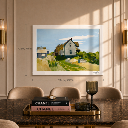 Edward Hopper Group of Houses Lithografie Arches 300gsm 42x59 cm