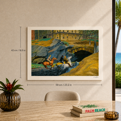 Edward Hopper Bridle Path Lithografie Arches 300gsm 42x59 cm