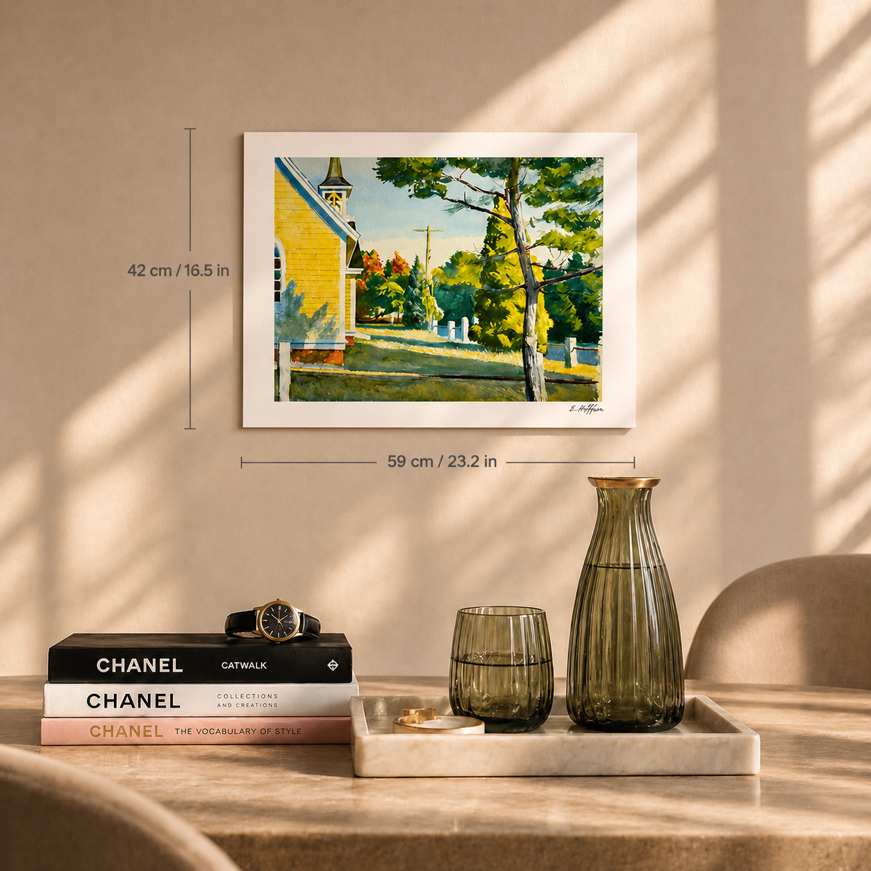 Edward Hopper Church in Eastham Lithografie Arches 300gsm 42x59 cm
