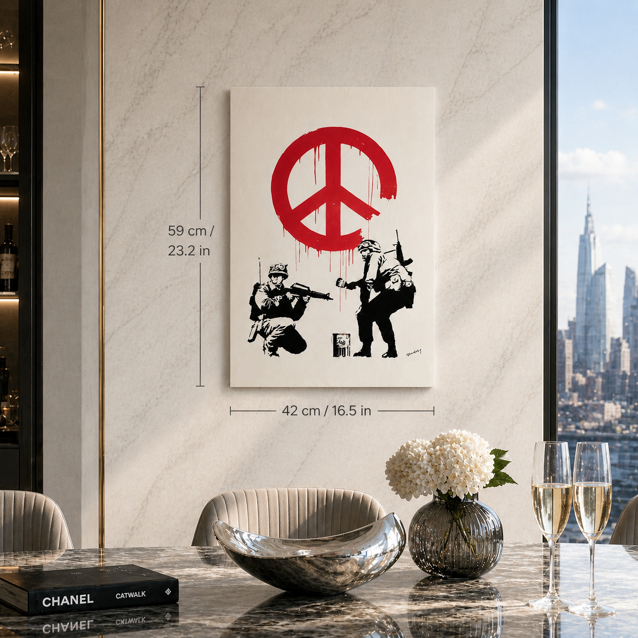 Banksy CND Soldiers Lithografie Arches 300gsm 42x59 cm