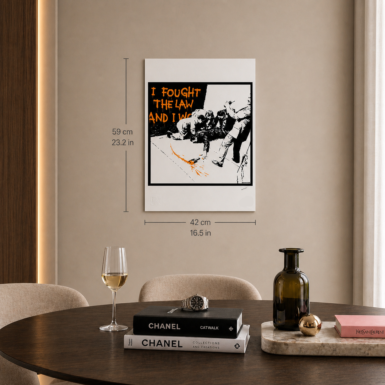 Banksy HMV Lithografie Arches 300gsm 42x59 cm