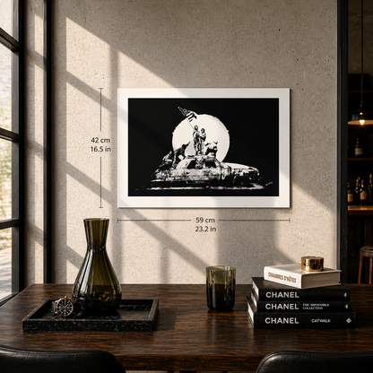 Banksy Flag Lithografie Arches 300gsm 42x59 cm