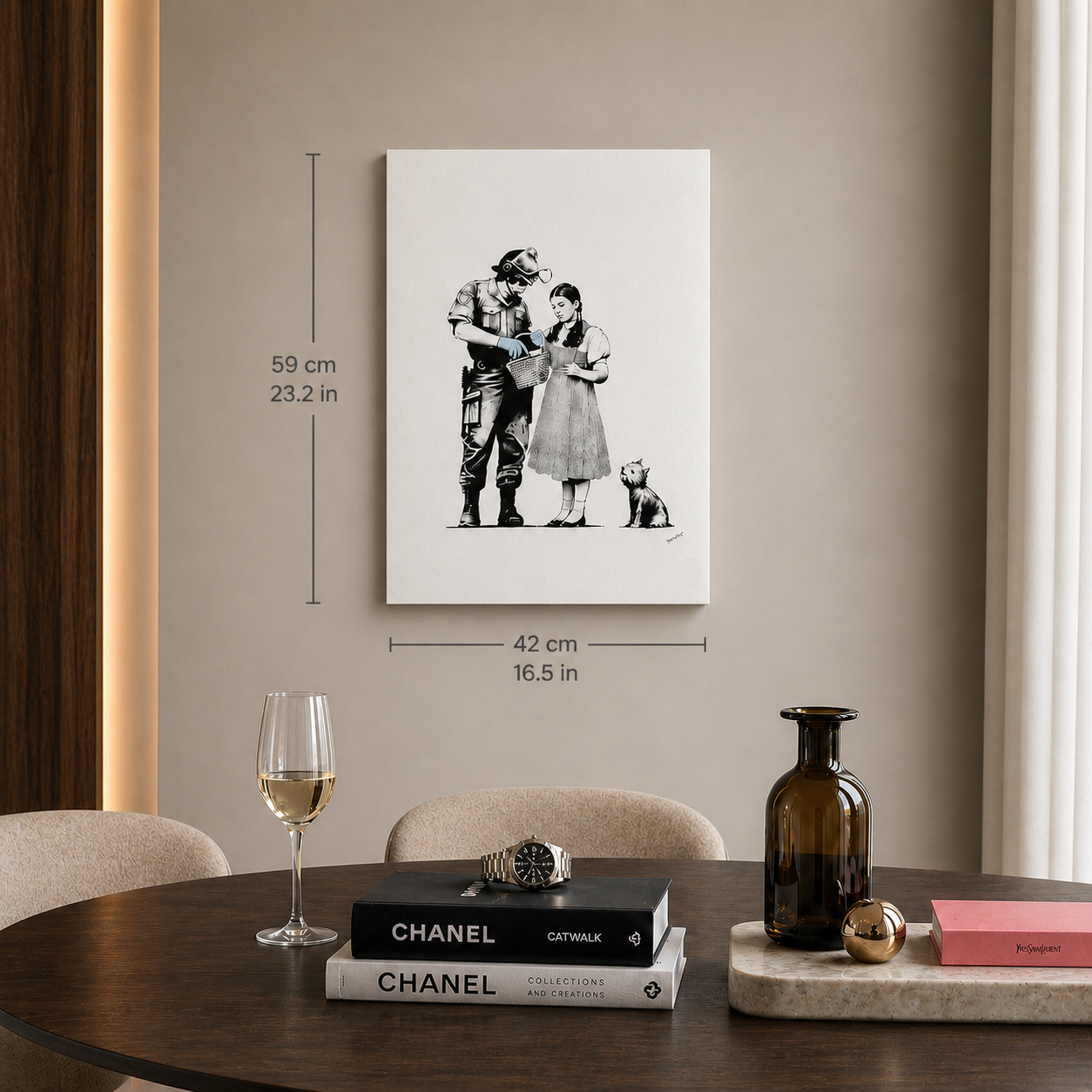 Banksy Stop and Search Lithografie Arches 300gsm 42x59 cm