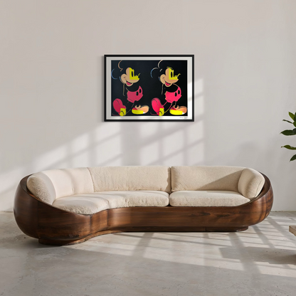 Andy Warhol Double Mickey meerkleurig Lithografie Arches 300gsm 42x59 cm