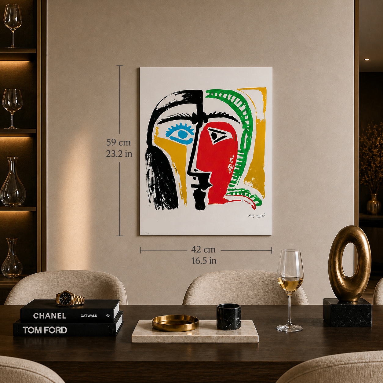Andy Warhol Picasso Lithografie Arches 300gsm 42x59 cm