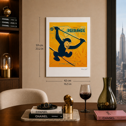 Andy Warhol Monkey Lithografie Arches 300gsm 42x59 cm