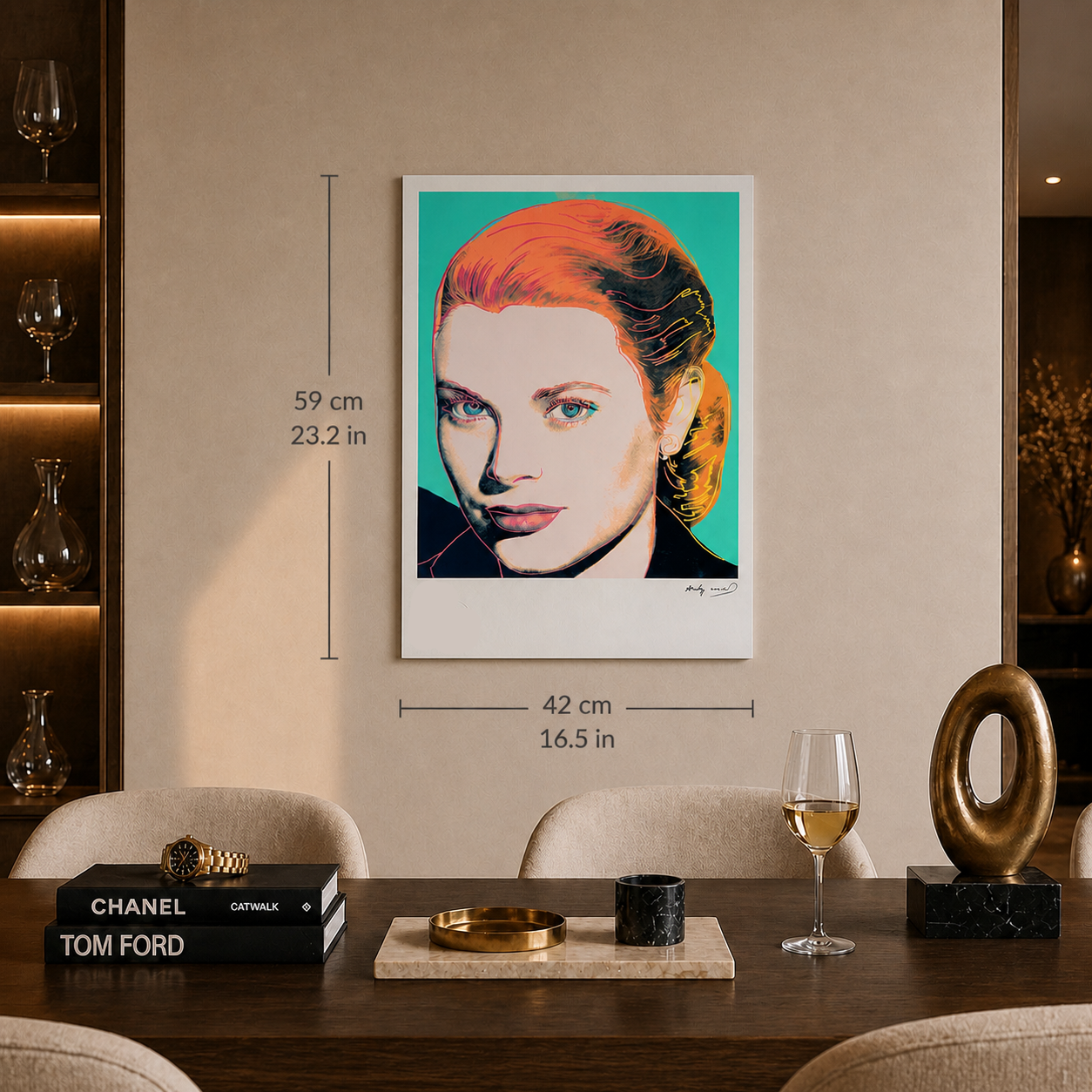 Andy Warhol Grace Kelly Lithografie Arches 300gsm 42x59 cm