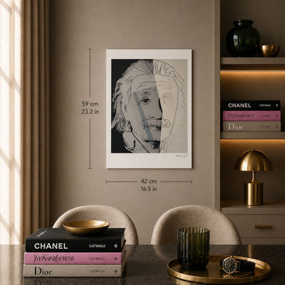 Andy Warhol Albert Einstein Lithografie Arches 300gsm 42x59 cm