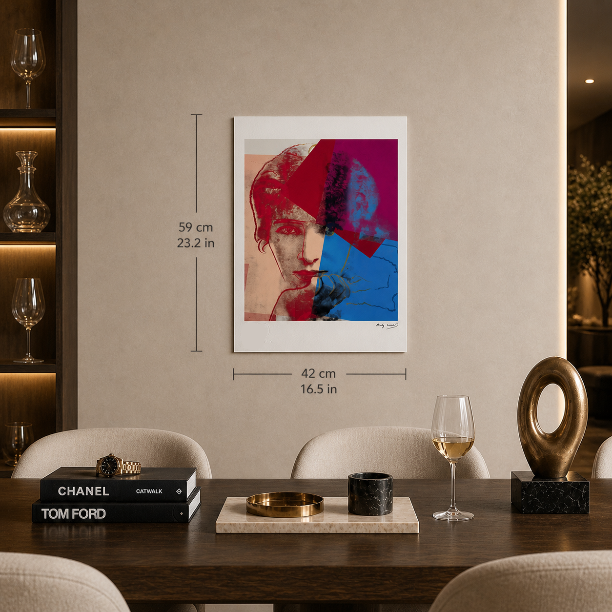 Andy Warhol Sarah Bernhardt Lithografie Arches 300gsm 42x59 cm