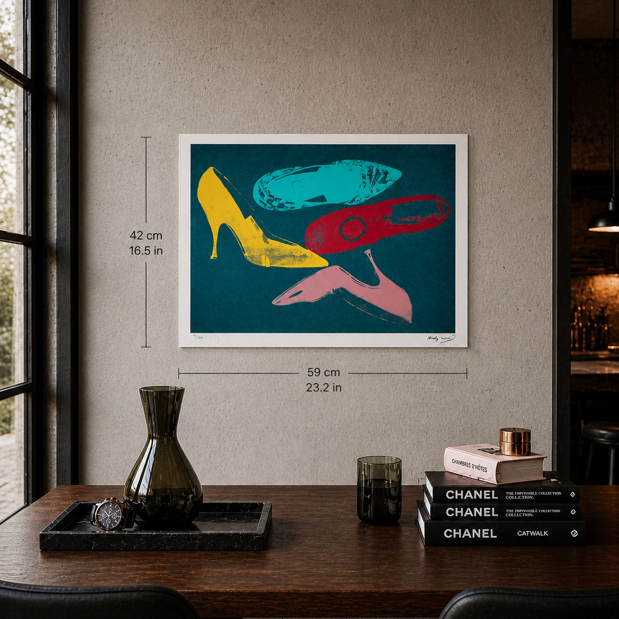 Andy Warhol ShoesLithografie Arches 300gsm 42x59 cm