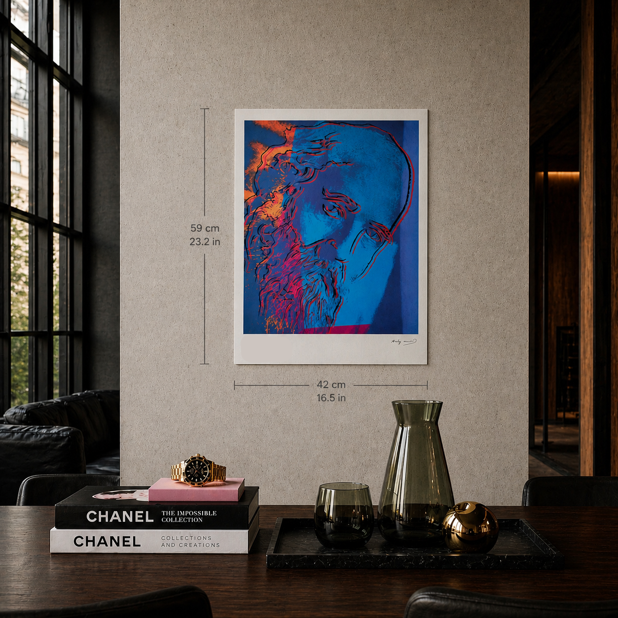 Andy Warhol Martin Buber Lithografie Arches 300gsm 42x59 cm