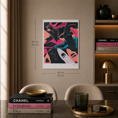 Andy Warhol Shoe Lithografie Arches 300gsm 42x59 cm