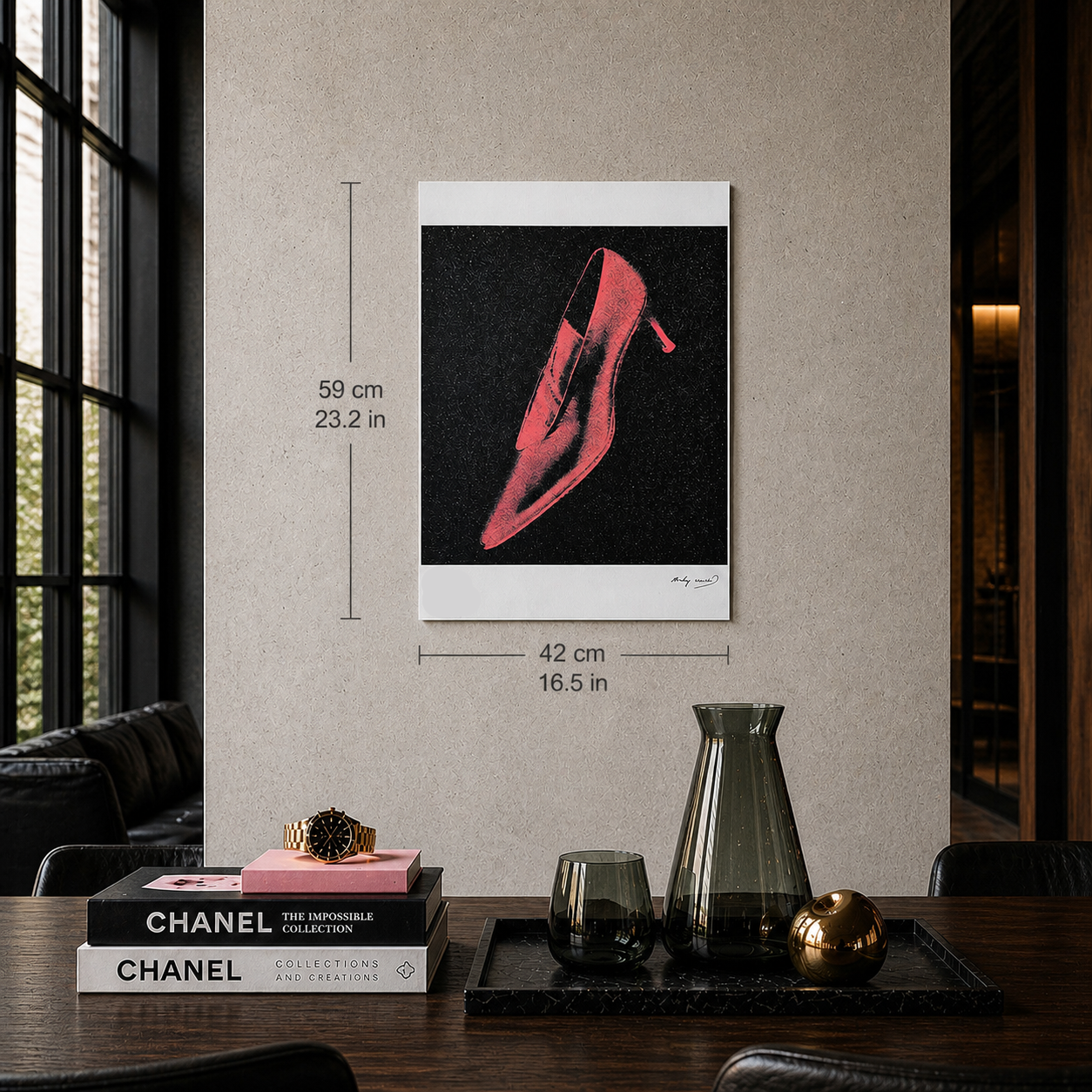 Andy Warhol Shoes Lithografie Arches 300gsm 42x59 cm