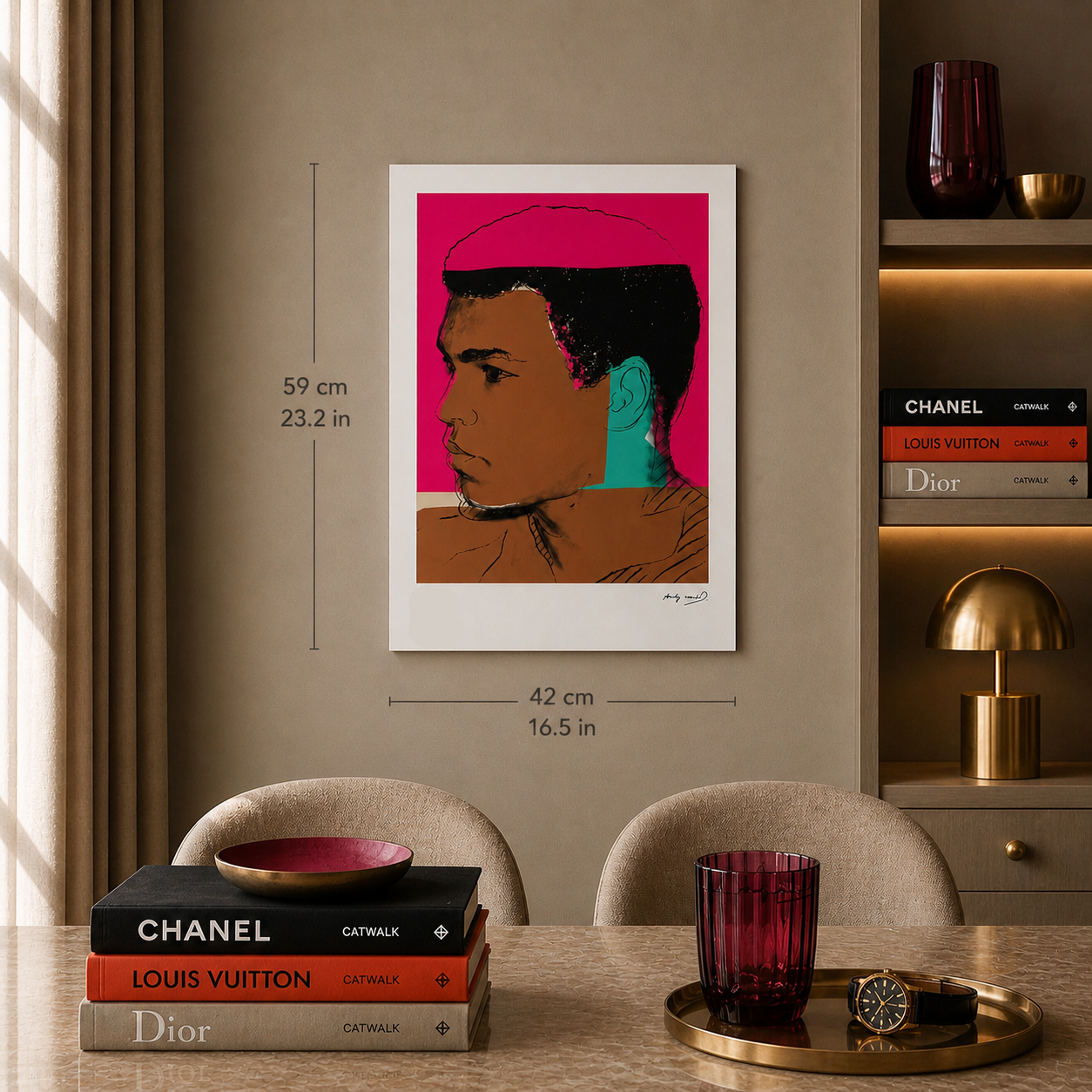 Andy Warhol Muhammad Ali (F. & S. II.179) Lithografie Arches 300gsm 42x59 cm