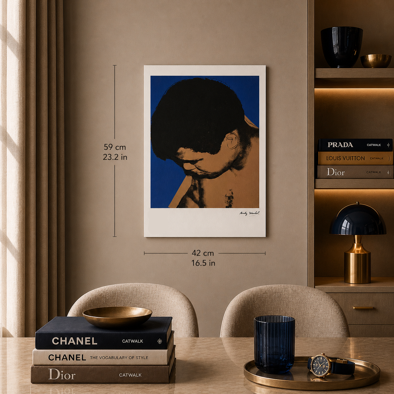 Andy Warhol Muhammad Ali’ (F. & S. II.180) Lithografie Arches 300gsm 42x59 cm